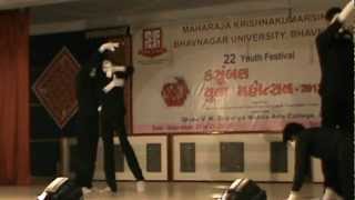 preview picture of video 'Mime performed in Youth Festival 2012 By SSNCMIT Bhavnagar,Gujarat.'