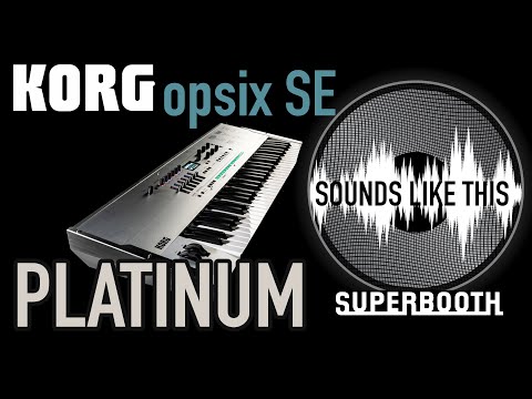 Korg Opsix SE Platinum | Riding the Presets with Aftertouch at Superbooth 2024