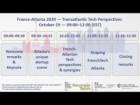 Transatlantic Tech Perspectives : Les nouvelles opportunités pour la tech française dans le Sud-Est des Etats-Unis Transatlantic Tech Perspectives : Les nouvelles opportunités pour la tech française dans le Sud-Est des Etats-Unis