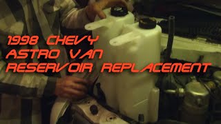 [TUT]  1998 Chevy Astro Van Coolant / Washer Reservoir Replacement