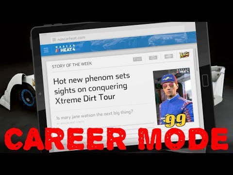 NASCAR Heat 4 Career Mode First Look!