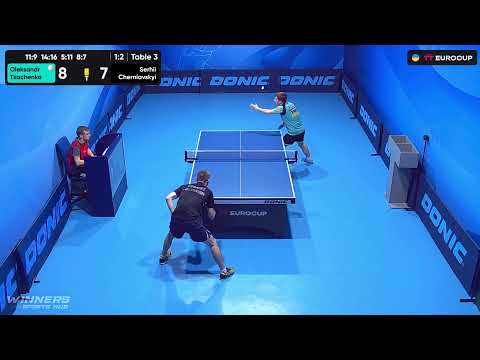 16:45 Oleksandr Тkachenko - Serhii Cherniavskyi 17.09.2023 TT Euro.Cup Ukraine Star. TABLE 3