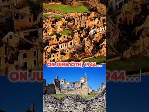 France🇫🇷 Oradour-sur-Glane  The Town That Froze in Time WWII  Tragedy💔