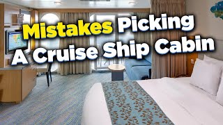 Don't make these mistakes when picking a cruise ship cabin