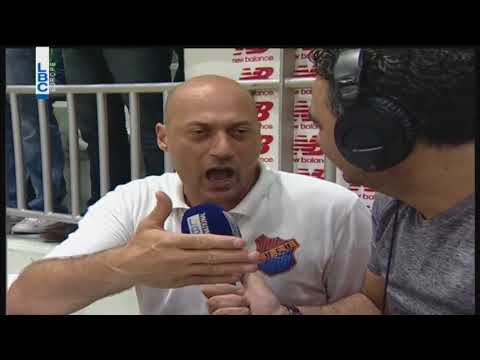 Final Lebanese Basketball League 2017/2018 Homenetmen v Riyadi - Interview Coach Joe Moujaes