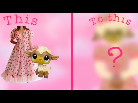 Speed Draw: Susie Sheep Wearing the Strawberry Dress by Lirika Matoshi