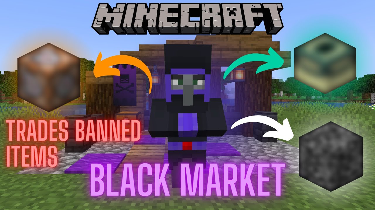 Get Banned Items in Survival with The Black Market Mod in Minecraft