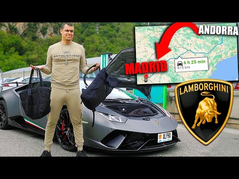 ASÍ ES VIAJAR CON MI LAMBORGHINI DE ANDORRA A MADRID +600KM