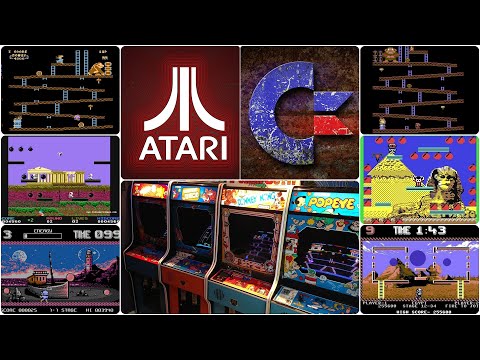 Borsuk Retro Gry TV: ATARI XL/XE vs COMMODORE 64 - Pojedynek na Konwersje z Automatów Arcade #2