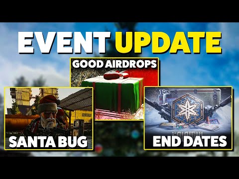 Official Event End Dates, Terminal Changes, Santa Bug and more....