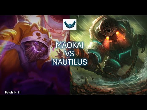 MAOKAI & Vayne vs NAUTILUS & Samira (Support) | EUNE Platinum | 14.11 | Gameplay & Review