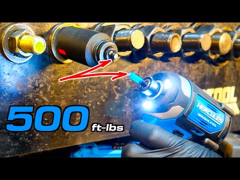 We Didn't Believe it! NEW HERCULES 20V Brushless Impact Driver Review