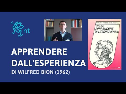 "Apprendere dall'esperienza" di Wilfred Bion (1962)