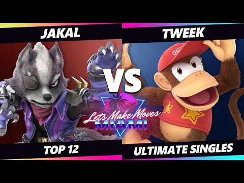 Let's Make Moves Miami - Jakal (Wolf) Vs. Tweek (Diddy Kong) SSBU Ultimate Tournament