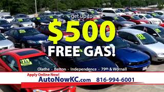 Auto Now Up to $500 of Free Gasoline!