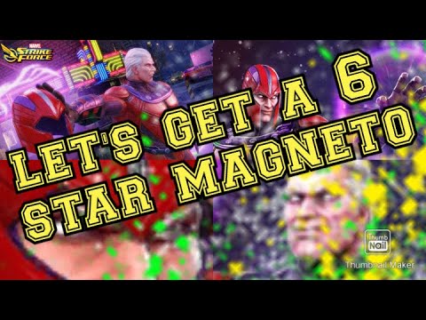 6 Star Magneto with Phoenix. Tier 6 of the Asteroid M event. Marvel Strike Force.
