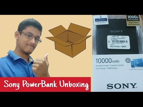 Sony cp-v10 10000 mah power bank full overview