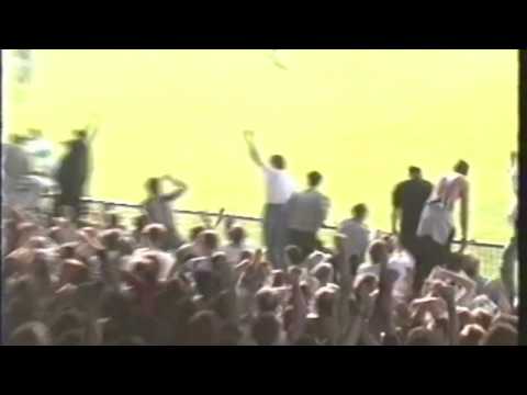 Newcastle United supporters at Peterborough, 26th September 1992, Division 2