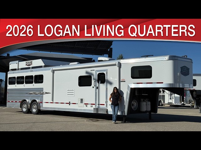 Preview image of 2026 Logan Coach Select 814 4 Horse Living Quarters youtube video