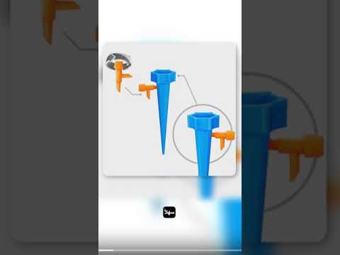 MySouq-Store 6 قطع من أجهزة سقي النباتات الذاتية مع صمام تحكم