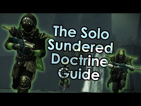 If you're gonna solo Sundered Doctrine... use this video, I guess.
