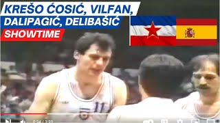 Krešo Ćosić, Mirza Delibašić, Dalipagić, Vilfan VS Spain 1981 | LA MAGIA