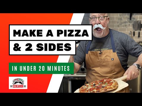 The Perfect Pizza and Salad Dinner in Under 20 Minutes