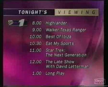 Sky 1 - Prime Time - Continuity, Friday 12th September 1997