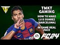 EA FC 24 - How To Make Luis Suarez (Barcelona) - In Game Real Face!