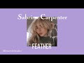 Sabrina Carpenter ~ Feather (clean)