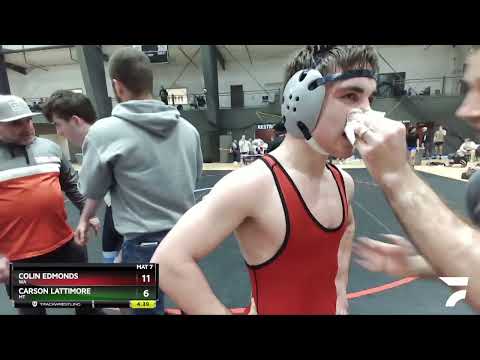 160 Lbs Cons. Round 5 - Colin Edmonds, WA Vs Carson Lattimore, MT 3de2