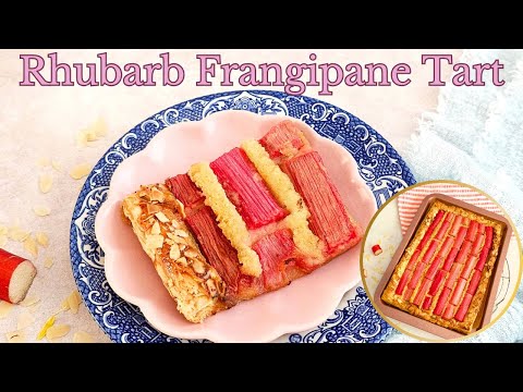 Easy Rhubarb Frangipane Puff Pastry Tart