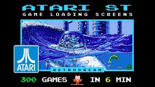 300 Best Atari ST Game Intro Screens in 6 Minutes | Retro Dream