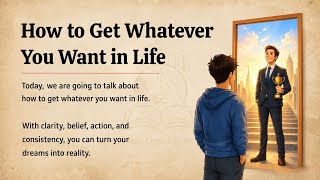 How to Get Whatever You Want in Life 🎀| Ask. Believe. Receive. | Improve Your English ✅️