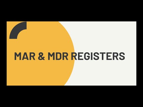 Use of MAR and MDR in memory access