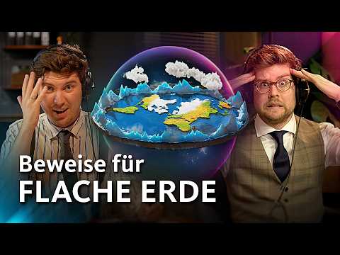 Flache Erde: So GENIAL DUMM ist die Flat Earth Verschwörung! Podcast #88 | Quarks Science Cops