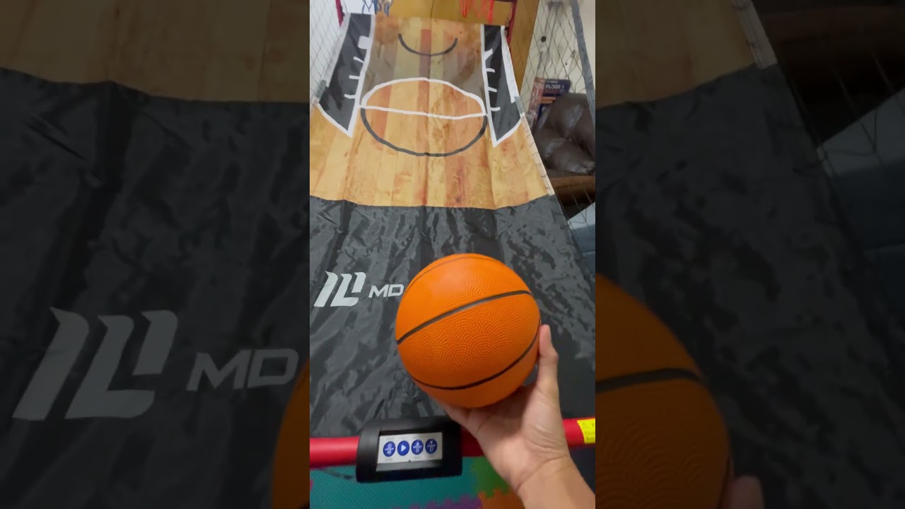 Testing 2-Player EZ-Fold Arcade Basketball Game,by MD Sports | took 1 1hr to setup for 1 person