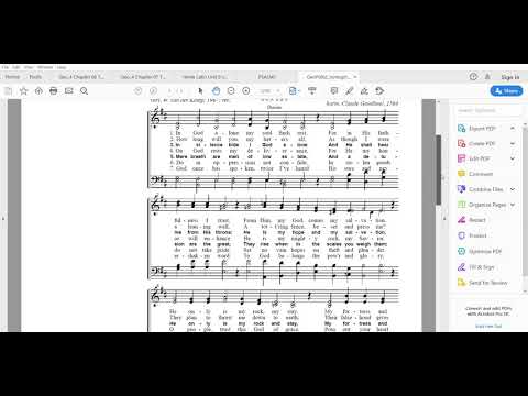 Psalm 62 (Genevan) for Apr 22 chapel service