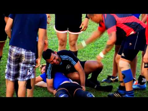 tapa na bunda, comemora 1º ponto- Rugby