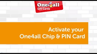 One4all Gift Cards UK -  Instructional Video Chip & PIN