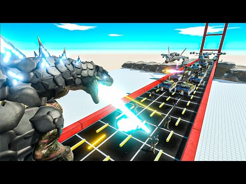 Godzilla attacks the Golden Gate - Animal Revolt Battle Simulator