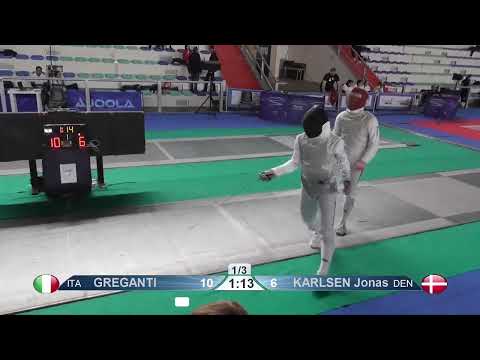 European Championships 2024 JMF - L32 - Federico Greganti ITA v Jonas Karlsen DEN