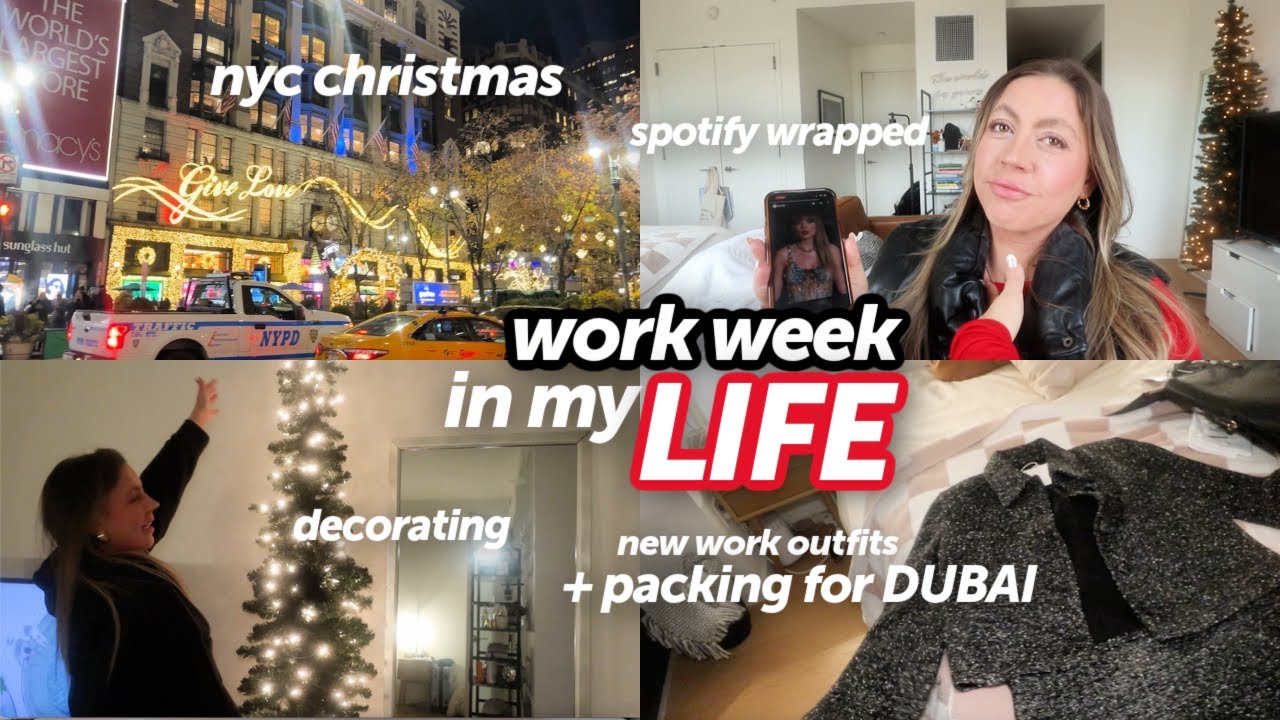 WORK WEEK IN MY LIFE: PREPPING TO GO TO DUBAI FOR COP28! BLACK FRIDAY SHOPPING, OUTFITS, PACKING