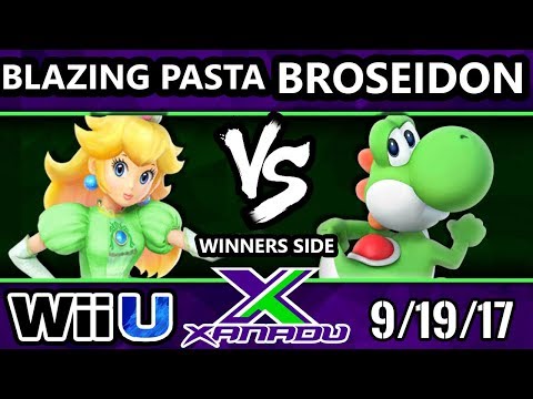 S@X 220 Smash 4 - Blazing Pasta (Peach, Ness) Vs. Broseidon (Yoshi) - SSB4 Tournament