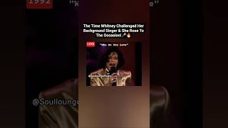When Whitney Challenged her Background Singer!🎤🔥| "Who Do You Love" Live AMA's 1992 #whitneyhouston