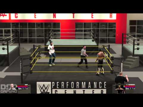 WWE2K15 My Career Mode (PS4/60fps) pt1 - Training/1st Practice Match