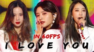 60FPS 1080P | EXID - I Love You, 이엑스아이디 - 알러뷰 Show Music Core 20181201