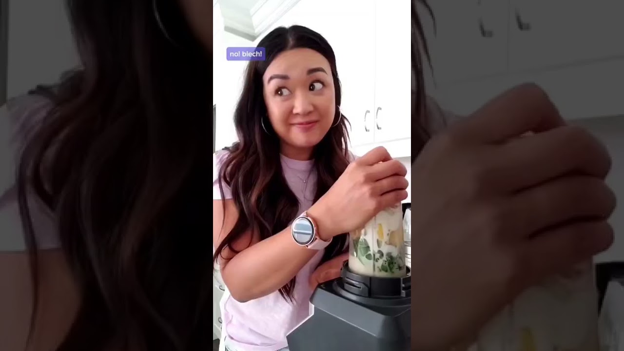 Hiding spinach in my kid's smoothie