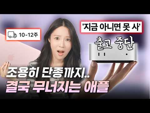 결국 무너진 애플... 맥미니 기본형 삭제, 맥북 네오까지 위기인 이유