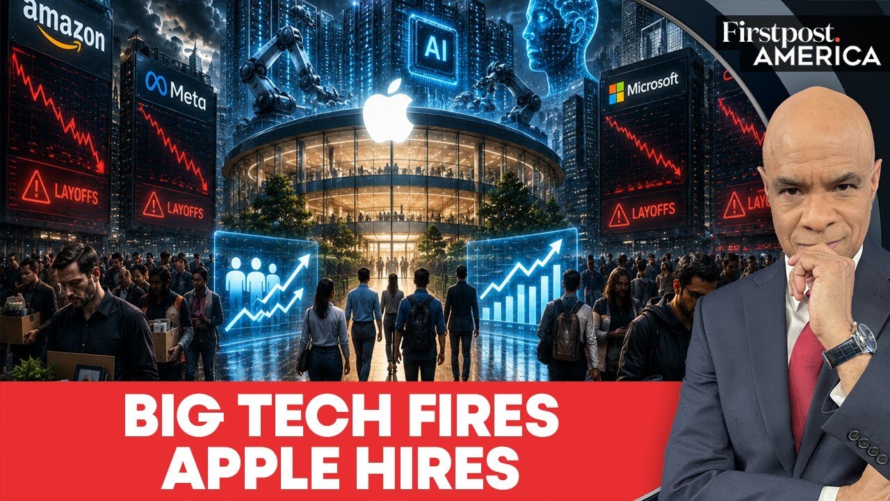Why Apple Is Hiring While Amazon, Meta, and Oracle Cut Jobs? | Firstpost America | N18G